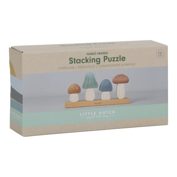 Stacking Puzzle Mushrooms - Forest Friends FSC